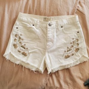 White Freepeople Shorts
